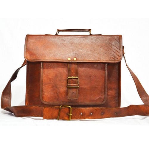Vintage Leather Handmade Messenger Bag | Laptop Briefcase - Target ...